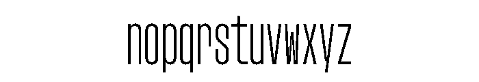 GTStandardMono CompressedLight Font LOWERCASE