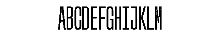 GTStandardMono CompressedMedium Font UPPERCASE