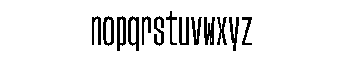 GTStandardMono CompressedMedium Font LOWERCASE