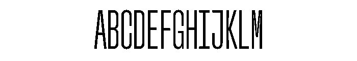 GTStandardMono CompressedRegular Font UPPERCASE