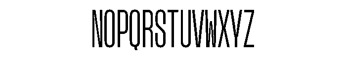 GTStandardMono CompressedRegular Font UPPERCASE