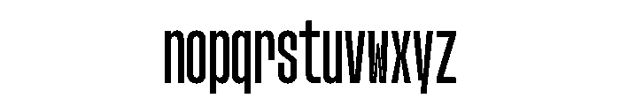 GTStandardMono CompressedSemibold 2 Font LOWERCASE
