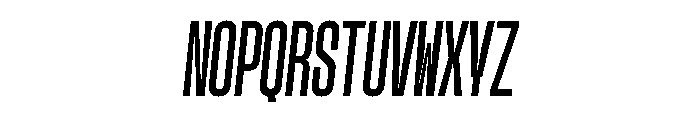 GTStandardMono CompressedSemiboldOblique Font UPPERCASE