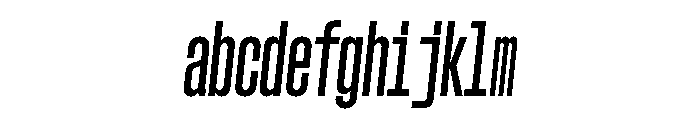 GTStandardMono CompressedSemiboldOblique FONT