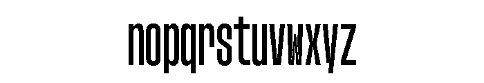 GTStandardMono CompressedSemibold Font LOWERCASE