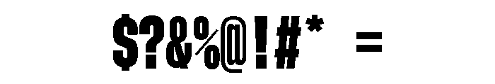 GTStandardMono CondensedBlack 2 Font OTHER CHARS
