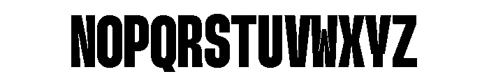 GTStandardMono CondensedBlack 2 Font UPPERCASE