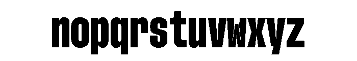 GTStandardMono CondensedBlack 2 Font LOWERCASE