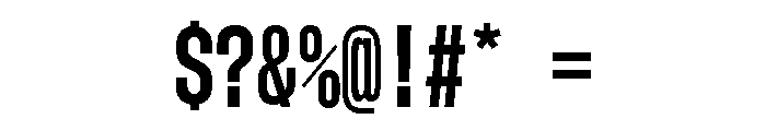 GTStandardMono CondensedBold Font OTHER CHARS