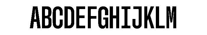 GTStandardMono CondensedBold Font UPPERCASE