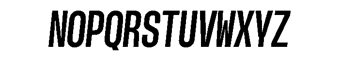 GTStandardMono CondensedBoldOblique Font UPPERCASE