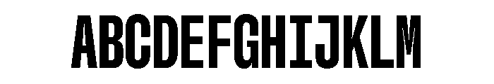 GTStandardMono CondensedHeavy Font UPPERCASE