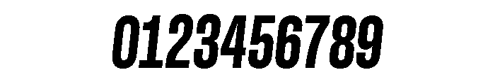 GTStandardMono CondensedHeavyOblique Font OTHER CHARS