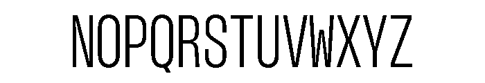 GTStandardMono CondensedLight 2 Font UPPERCASE