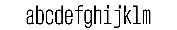 GTStandardMono CondensedLight 2 FONT