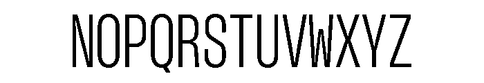 GTStandardMono CondensedLight Font UPPERCASE