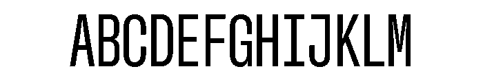 GTStandardMono CondensedMedium Font UPPERCASE