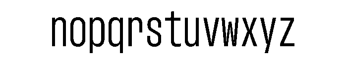 GTStandardMono CondensedRegular 2 Font LOWERCASE