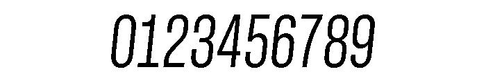 GTStandardMono CondensedRegularOblique Font OTHER CHARS