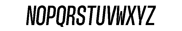 GTStandardMono CondensedSemiboldOblique Font UPPERCASE