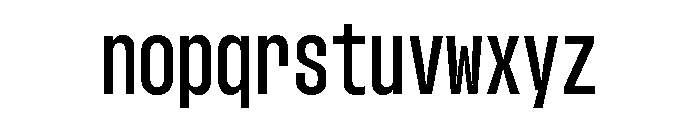 GTStandardMono CondensedSemibold Font LOWERCASE