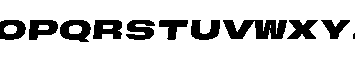 GTStandardMono ExpandedBlackOblique Font UPPERCASE