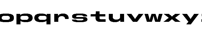 GTStandardMono ExpandedHeavy Font LOWERCASE