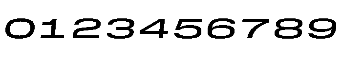 GTStandardMono ExpandedMediumOblique Font OTHER CHARS