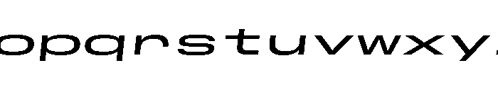 GTStandardMono ExpandedMediumOblique Font LOWERCASE