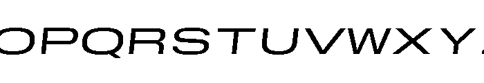 GTStandardMono ExpandedRegularOblique Font UPPERCASE