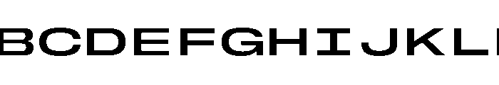 GTStandardMono ExpandedSemibold Font UPPERCASE