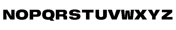 GTStandardMono ExtendedBlack Font UPPERCASE
