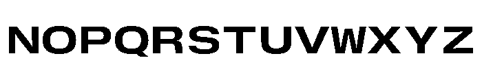 GTStandardMono ExtendedBold Font UPPERCASE
