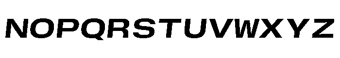 GTStandardMono ExtendedBoldOblique Font UPPERCASE