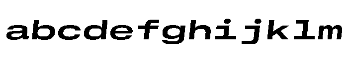 GTStandardMono ExtendedBoldOblique FONT