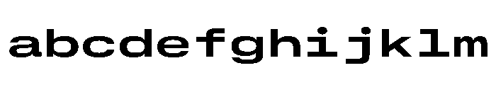 GTStandardMono ExtendedBold FONT