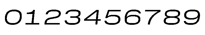 GTStandardMono ExtendedLightOblique 2 Font OTHER CHARS