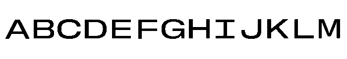 GTStandardMono ExtendedMedium 2 Font UPPERCASE