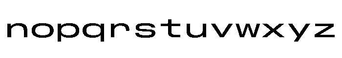GTStandardMono ExtendedMedium 2 Font LOWERCASE