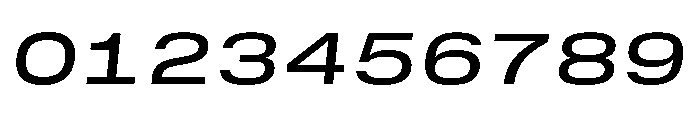 GTStandardMono ExtendedMediumOblique Font OTHER CHARS
