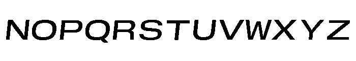 GTStandardMono ExtendedMediumOblique Font UPPERCASE