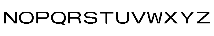 GTStandardMono ExtendedRegular 2 Font UPPERCASE