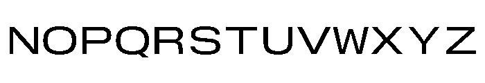 GTStandardMono ExtendedRegular Font UPPERCASE