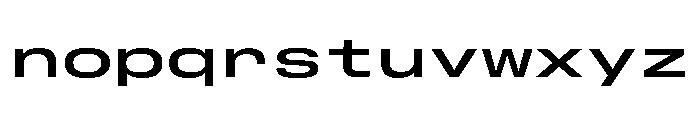 GTStandardMono ExtendedSemibold 2 Font LOWERCASE