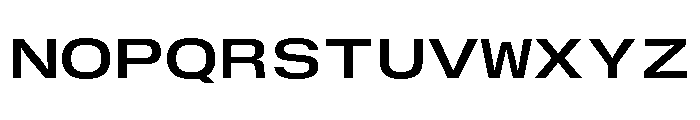 GTStandardMono ExtendedSemibold Font UPPERCASE