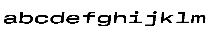 GTStandardMono ExtendedSemiboldOblique FONT