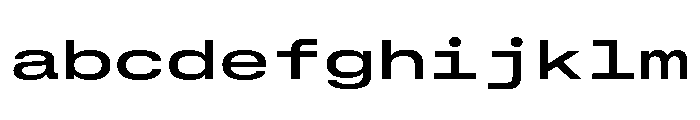 GTStandardMono ExtendedSemibold FONT