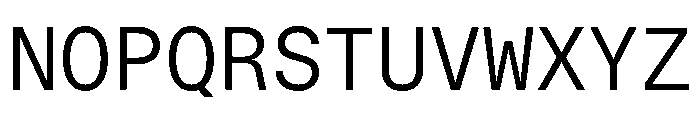 GTStandardMono Light Font UPPERCASE