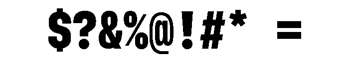 GTStandardMono NarrowBlack 2 Font OTHER CHARS