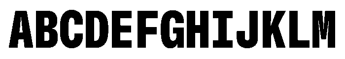 GTStandardMono NarrowBlack Font UPPERCASE
